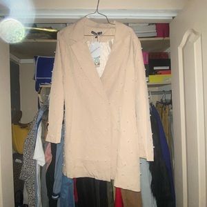 Pearl mini blazer dress